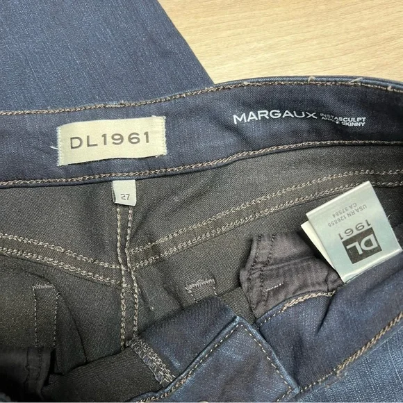 DL1961 Margaux Intrasculpt Ankle Skinny Jeans in Moscow Wash, size 27 - Picture 3 of 6